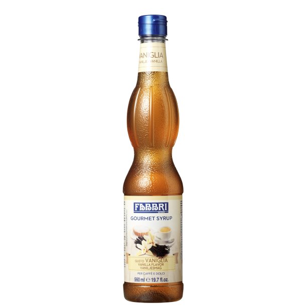 Fabbri Kaffesirup med vaniljesmag 560ml